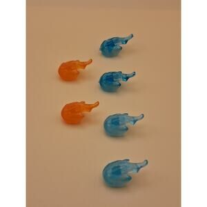 LEGO Trans-Light Blue Power Burst Blaster with Handle (4) w bonus orange (2)
